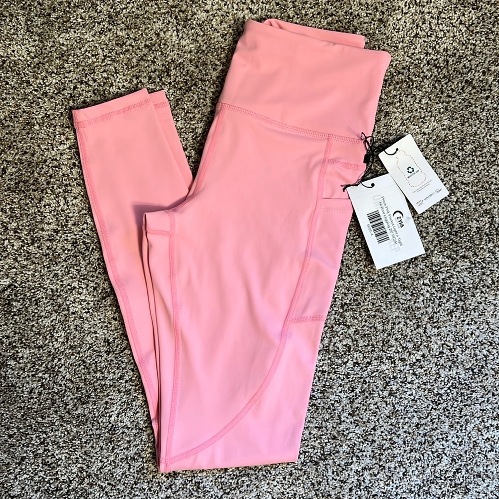 Zyia Pink Pocket Light n Tight Hi-Rise Legging 28” RC Size 4